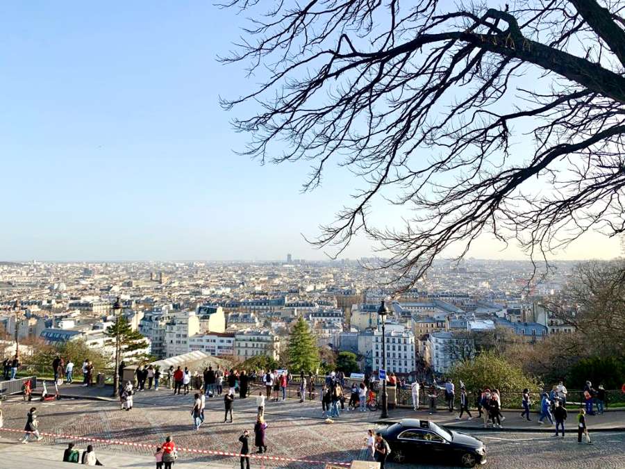 view from sacre coeur