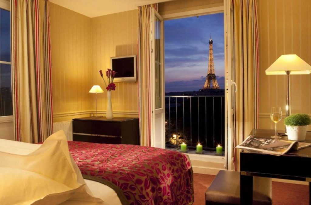 Hotel Duquesne Eiffel is one of the best hotels with eiffel tower view in paris