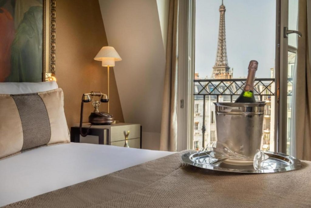 Hôtel Le Walt is one of the best hotels with a view of eiffel tower