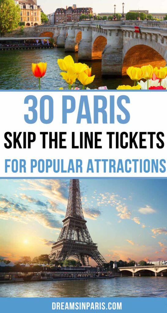 Are you looking for Paris skip line tickets? This post summarizes all the Paris skip the line tickets for you to make sue that you save time while looking for them online. | skip the line in Paris| Eiffel tower skip the line tickets| skip the line tickets in Paris| skip the line Paris tickets| Paris Skip the Line Tickets| louvre skip the line tickets| skip the line Paris tours| Paris catacombs skip the line | Paris travel tips first time | how to skip the line in Paris | Paris tips and tricks #paristraveltips #paristravelguide