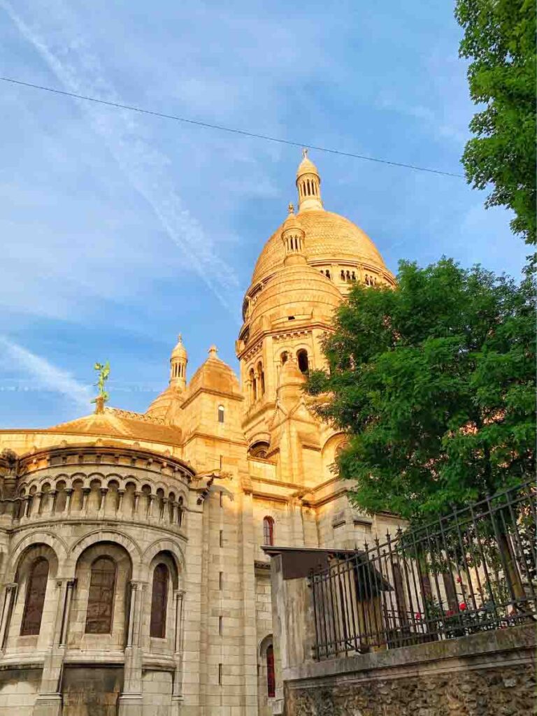 Sacré-Coeur  is one of the cool places to watch a sunrise in Paris