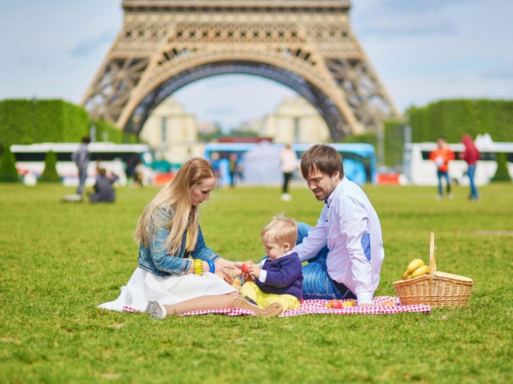 Picnicking in the Parisian gardens is one of the fun ways to enjoy Paris in May