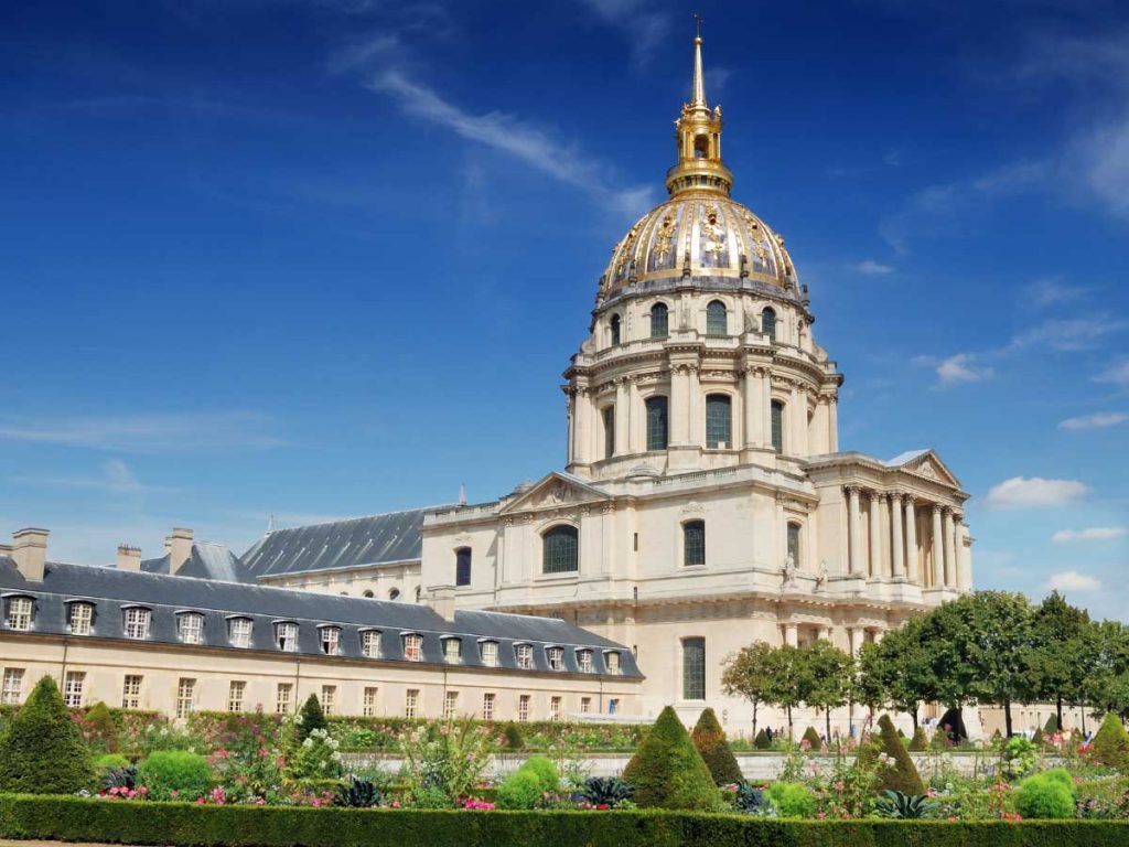 Les Invalides things to see in Paris in a day.