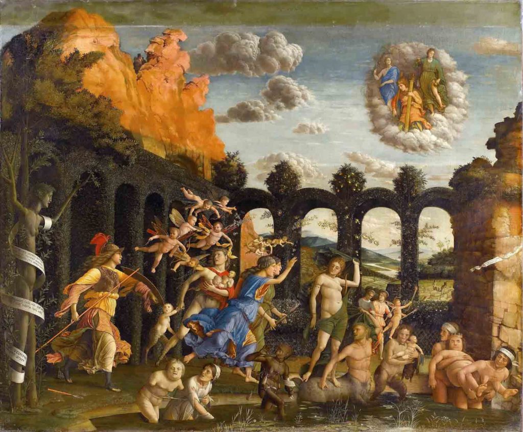 The Triumph of the Virtues is one of the Paris paintings.