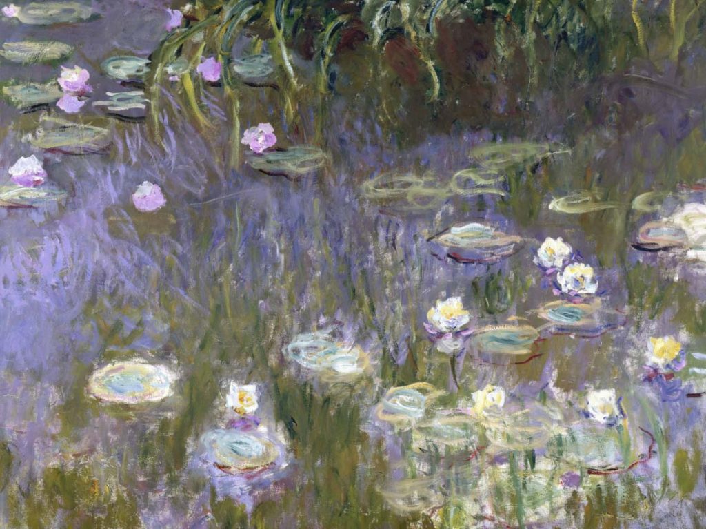 Water Lilies is one of the Paris famous paintings.