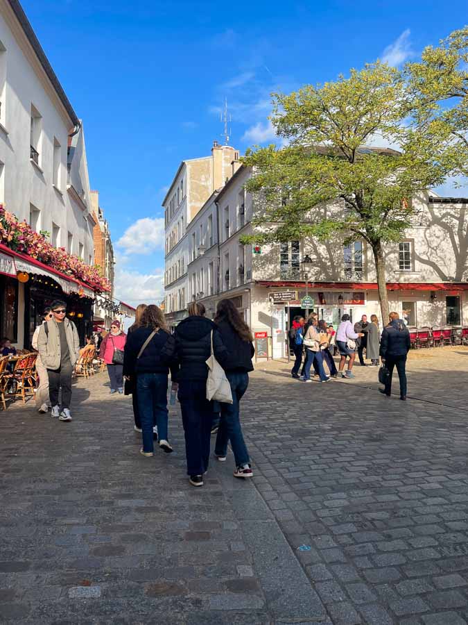people walking near Place du Tertre- Montmartre