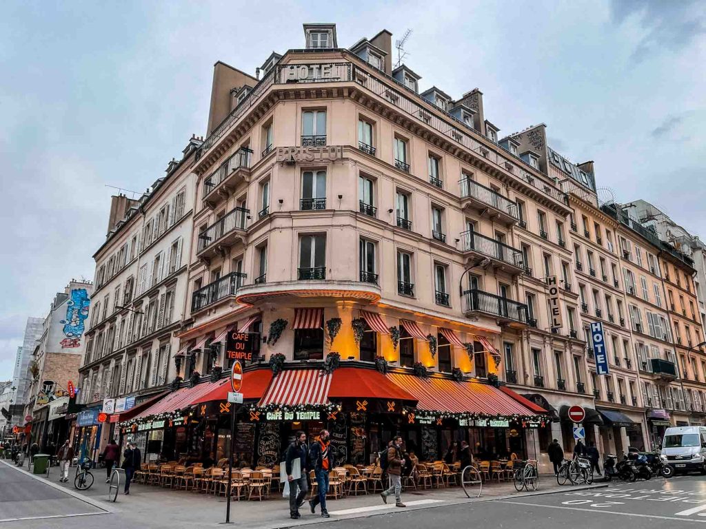 Paris is known for its Haussmann architecture.