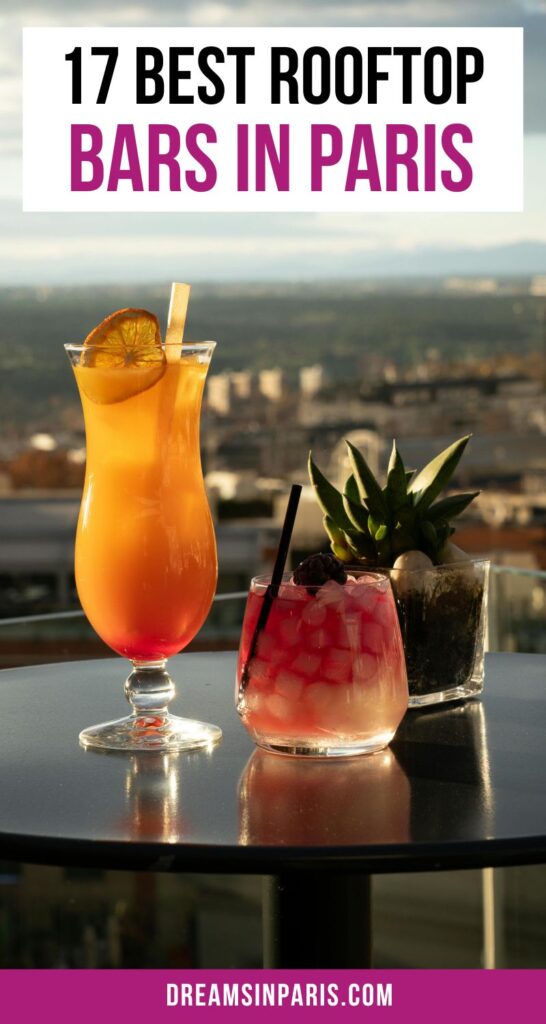 Are you looking for a place to grab a drink with a view of Paris? Then check out this post to see some of the best rooftop bars in Paris not to miss! |Paris rooftop bars | bars in Paris with a view | Paris rooftop restaurants.