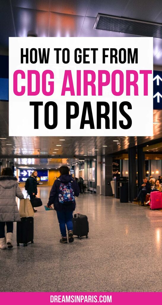 Not sure how to get from CDG to Paris? This post will give you detailed options to choose from depending on your travel style including the pros and cons for each!  It can be a bit complicated to understand how to travel from Charles de Gaulle Airport to Paris but this post will help you. Read on for the full guide on how to get to Paris from CDG the easy way!