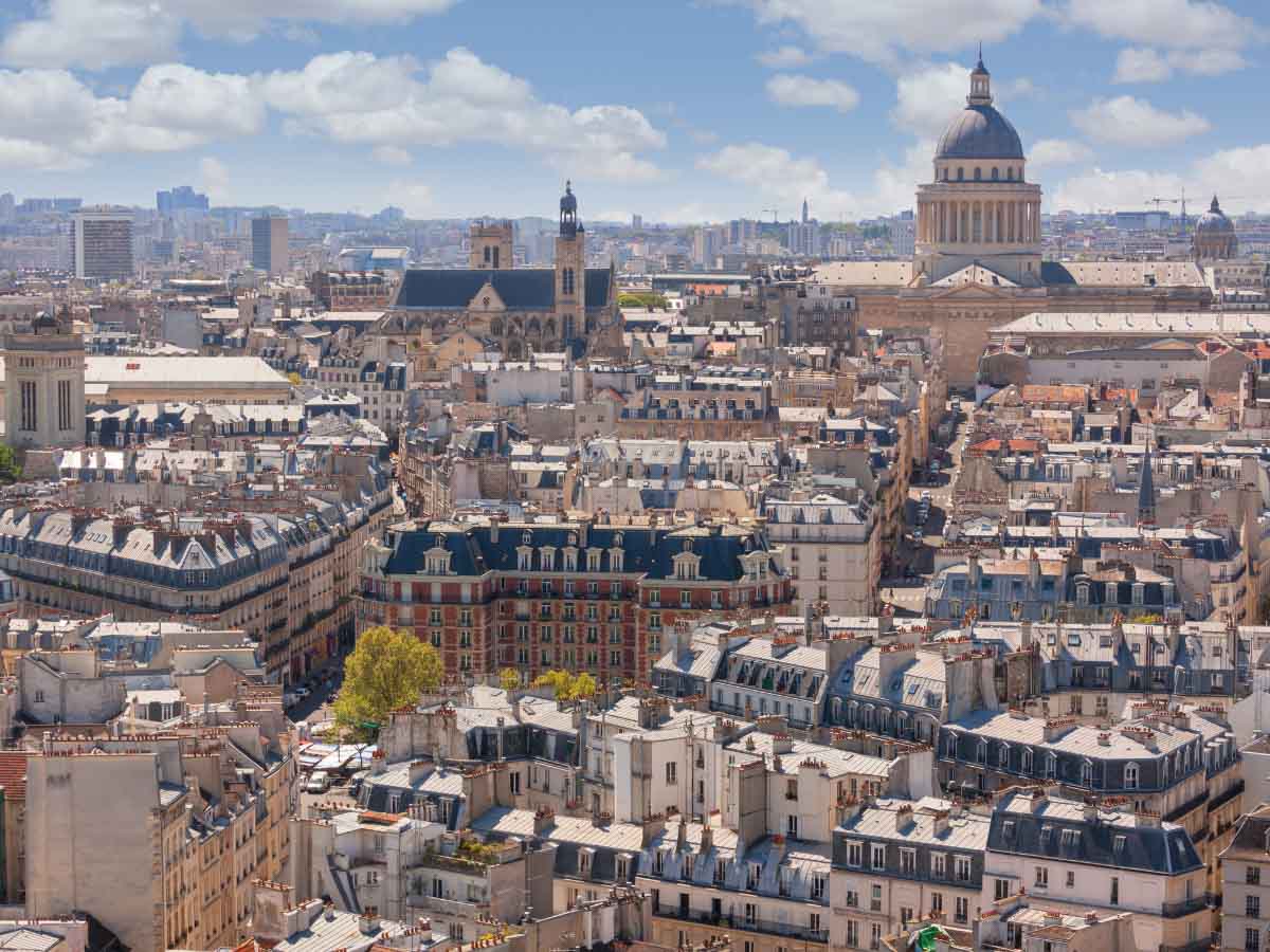 Paris Latin Quarter view