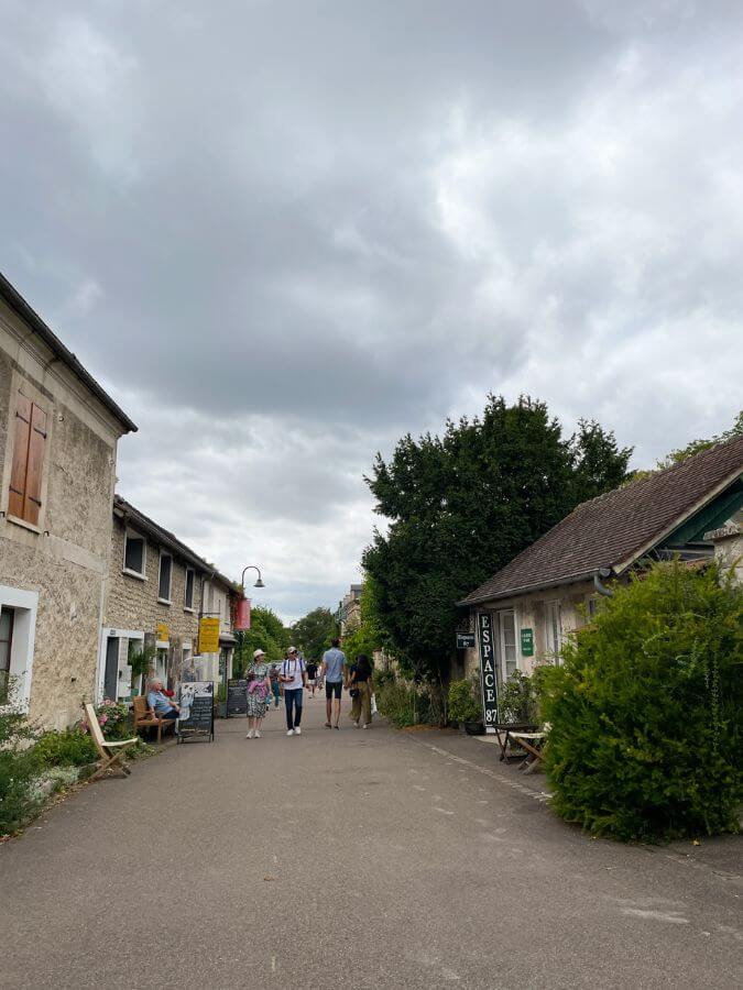 street in Giverny near Monet's house