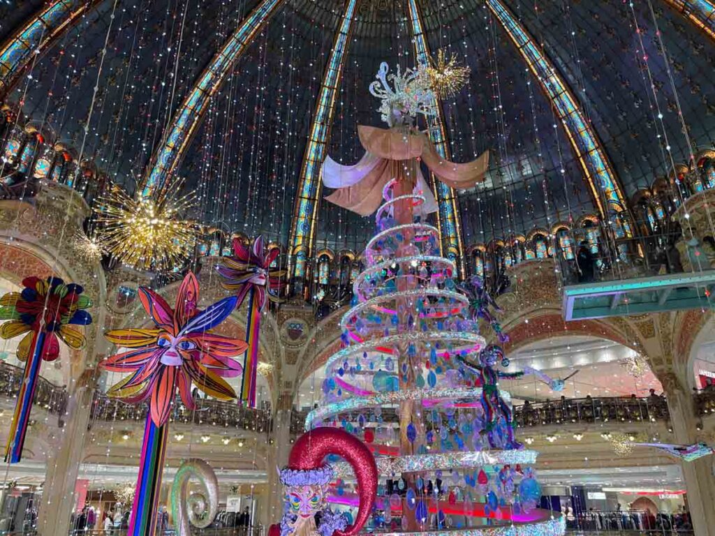 A Complete Guide to Galeries Lafayette At Christmas - Dreams in Paris