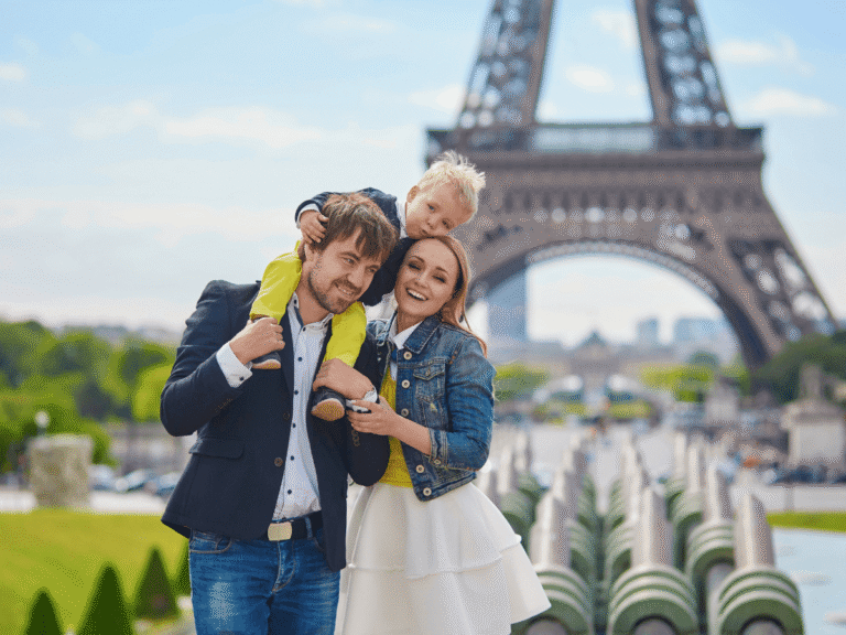 Family in Paris