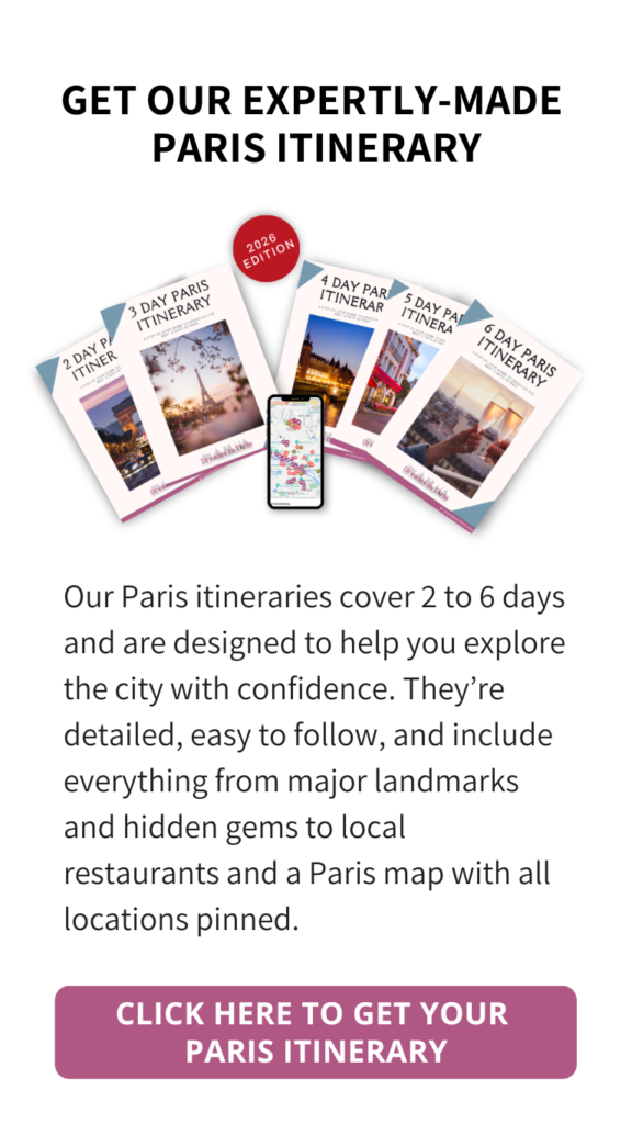 Paris itinerary side bar photo